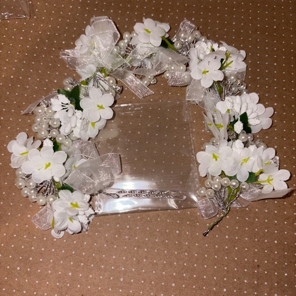 Girls Headpiece Flower Headbands Rhinestone Crystal ForCommunion Bridal Birthday - Picture 8 of 10